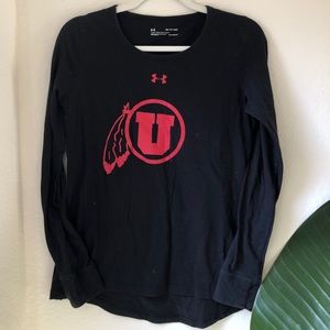 Black long sleeve under Armour top